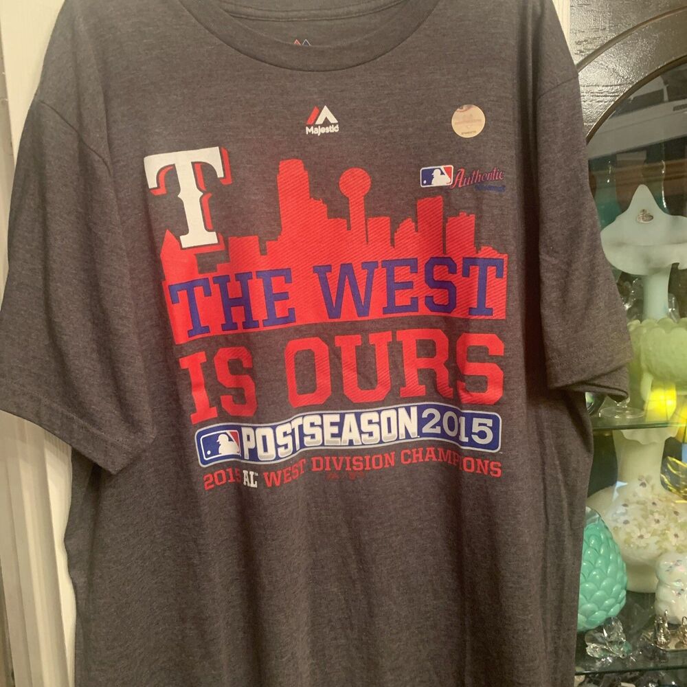The West Is Ours 2015 Texas Rangers Shirt.